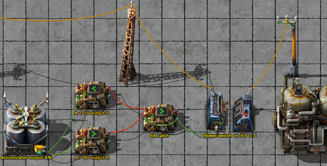 Factorio логические схемы