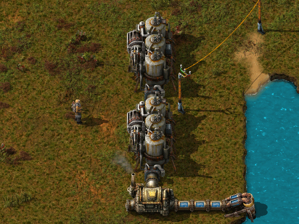 factorio steam power plant