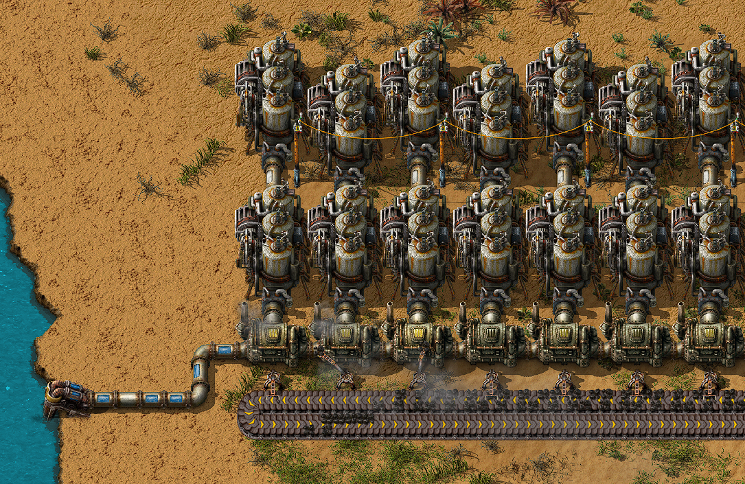 factorio steam power plant