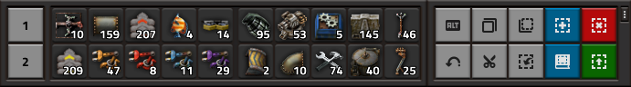 File:Quickbar and shortcut bar.png - Factorio Wiki