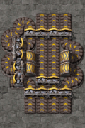 4 to 3: Throughput can go down to 83%.
