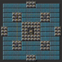 A typical solar power array with accumulators.