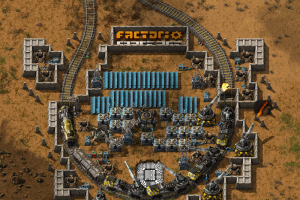 An outpost powered by solar arrays, seen on the expansion's title screen.